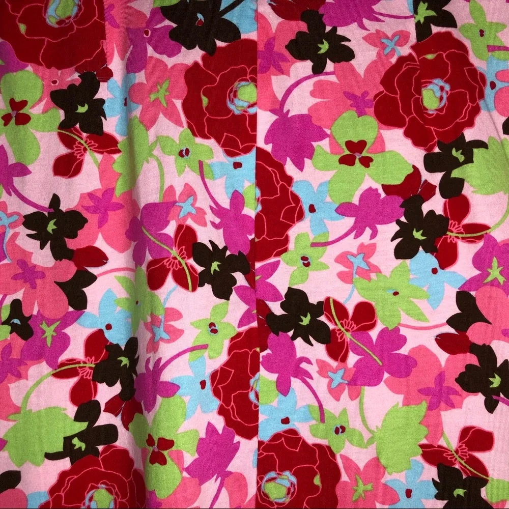 Women’s HANNA ANDERSSON Spring dress vibrant floral in pink S - Picture 3 of 4